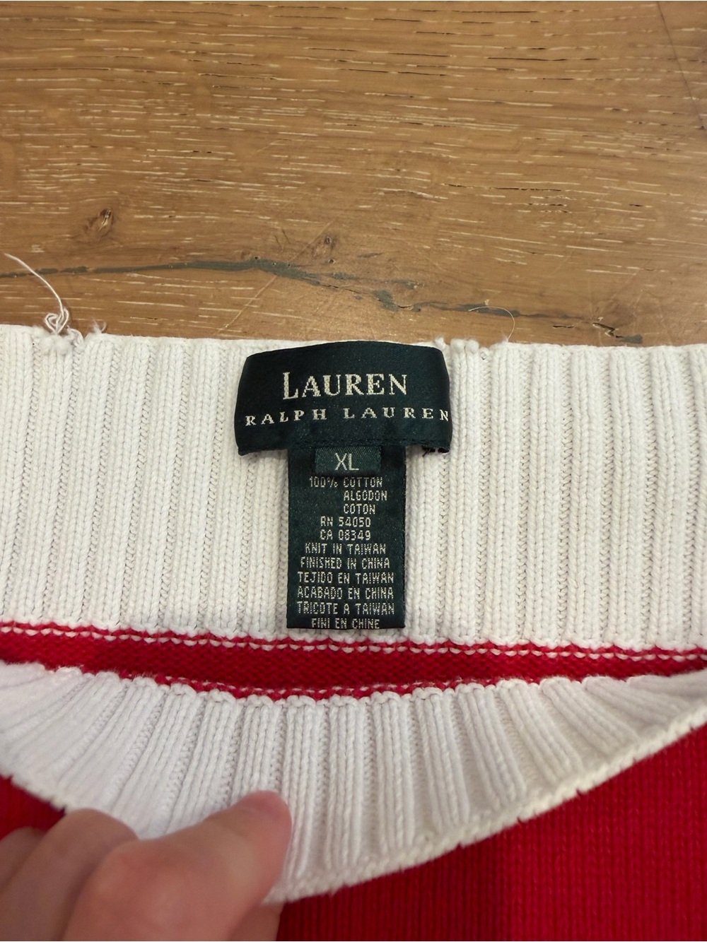 Ralph Lauren Boatneck Sweater - size Large - Picture 3 of 8